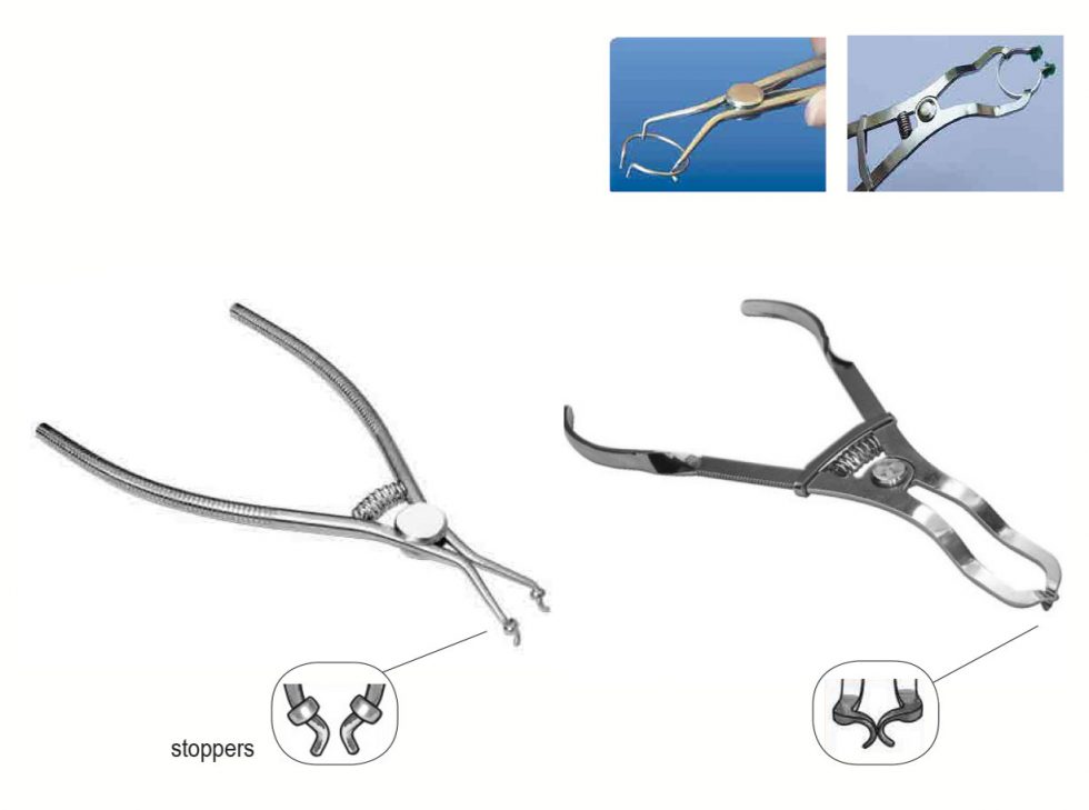 Placement forceps for rings Perident
